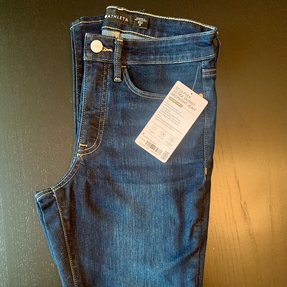 NWT Size4 Athleta Skulptek skinny jeans - Picture 2 of 3